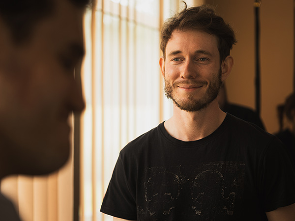 Uśmiechięty Bartek Mania, operator filmu PB95