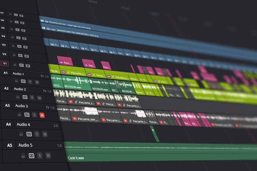 DaVinci Resolve Studio, projekt dla klienta